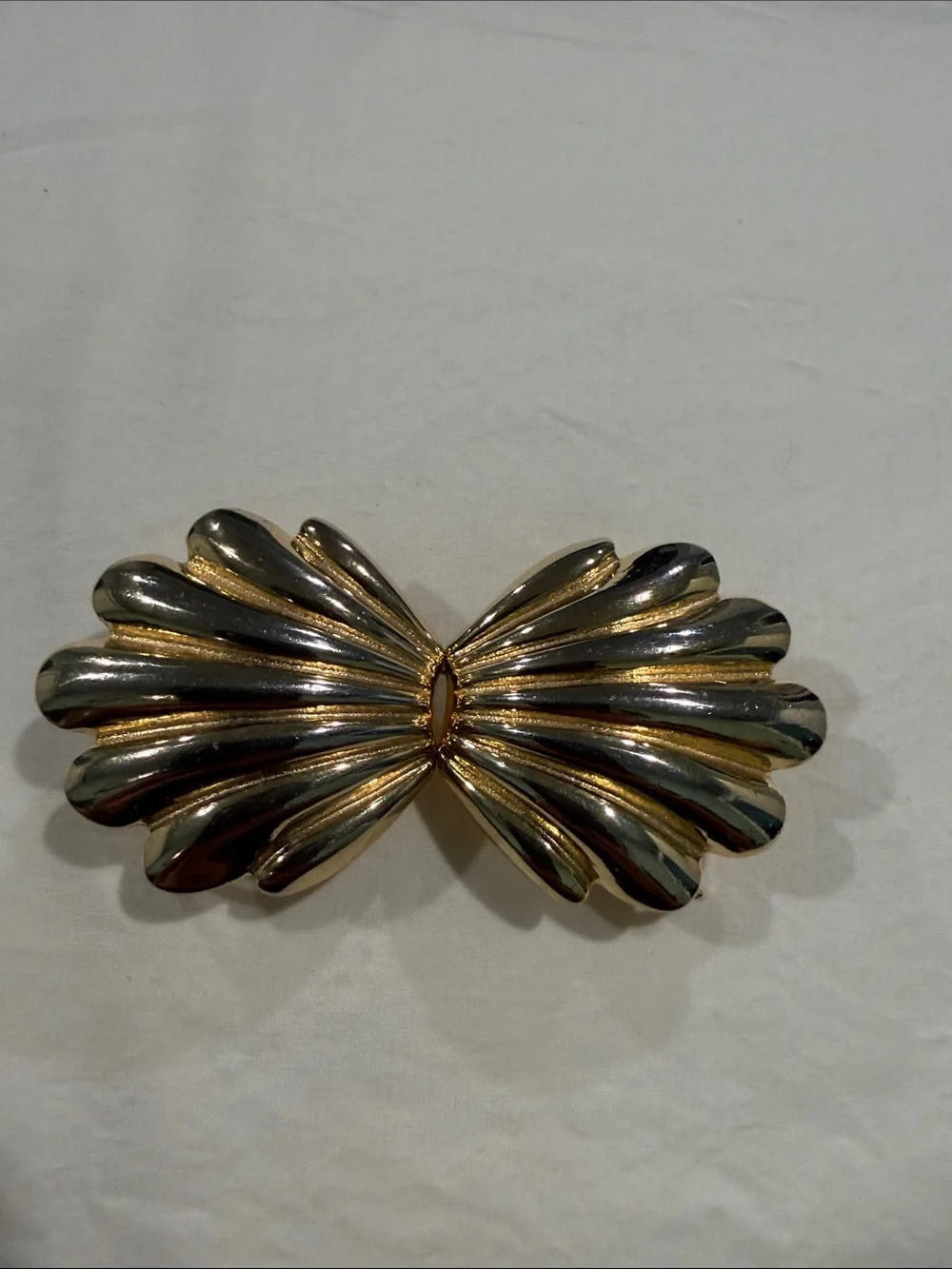 Gold Sculpted Sea Shells -Style Belt Buckle - Women's Accessory